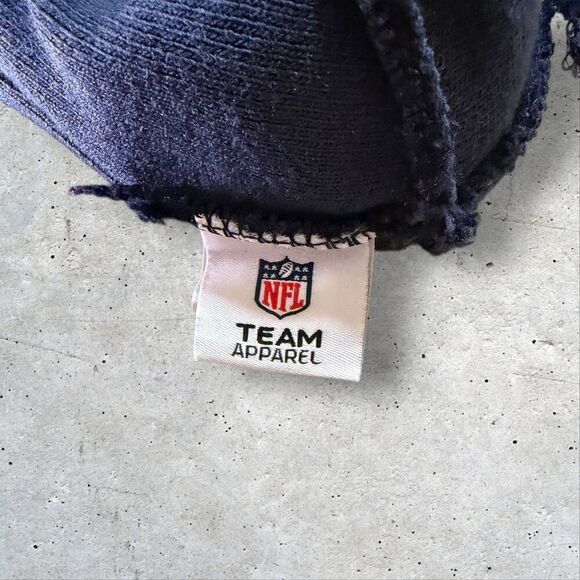 Denver Broncos NFL Team Apparel Knit Beanie Hat Navy Orange Youth One Size - Picture 3 of 4